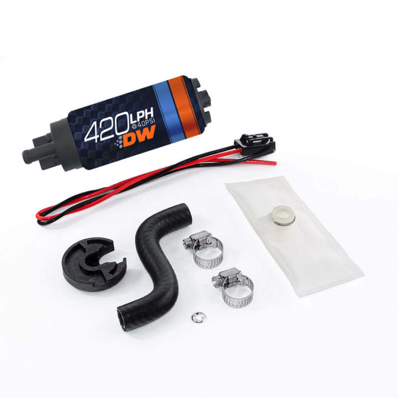 DeatschWerks DW420 Series 420lph In-Tank Fuel Pump with Install Kit for 1988-1997 Ford Mustang