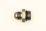 DeatschWerks 10AN ORB Male to 8AN Male Flare Adapter with O-Ring - Anodized Titanium Fuel Fitting