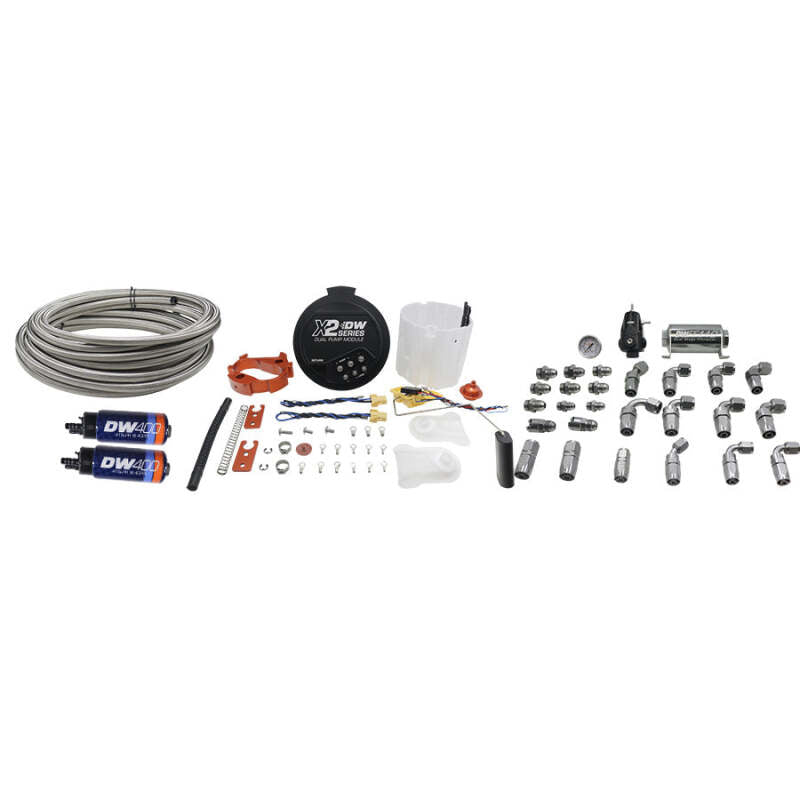 DeatschWerks 9-401-614-7060 X2 Series Fuel Pump Module with Dual DW400 Pumps for Dodge Challenger and Charger (2006-2019)