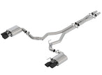 Borla ATAK Cat-Back Exhaust System for 2018-2023 Ford Mustang GT with Black Chrome Tips