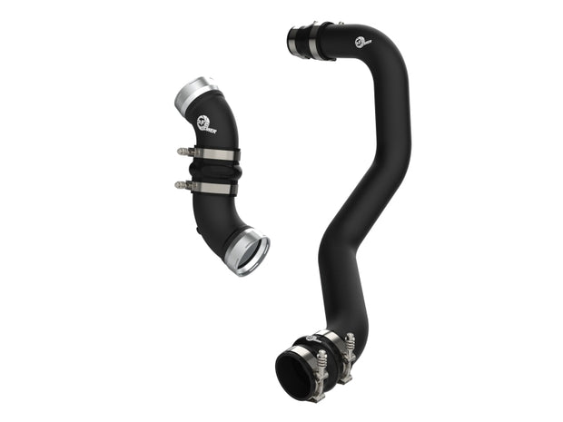 aFe BladeRunner Aluminum Hot & Cold Charge Pipe Kit for GM Duramax 6.6L Diesel Trucks (06-10) - Black