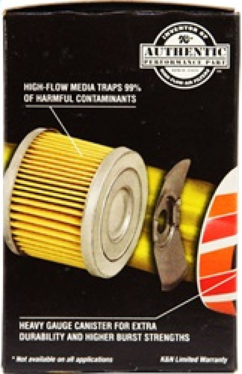 K&N Engineering HP-2006 Universal Performance Gold Oil Filter for Automotive Engines
