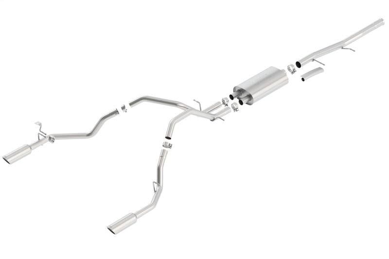 Borla S-Type Cat-Back Exhaust System for 2009-2013 Chevrolet Silverado 1500 & GMC Sierra 1500