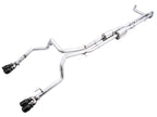 AWE Tuning 4th Gen GM 1500 6.2L 0FG Cat-Back Split Rear Exit Exhaust with Quad Diamond Black Tips