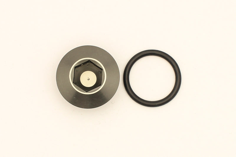 DeatschWerks 10AN ORB Male Plug Low Profile Internal Allen/Hex with O-Ring - Part #6-02-0719