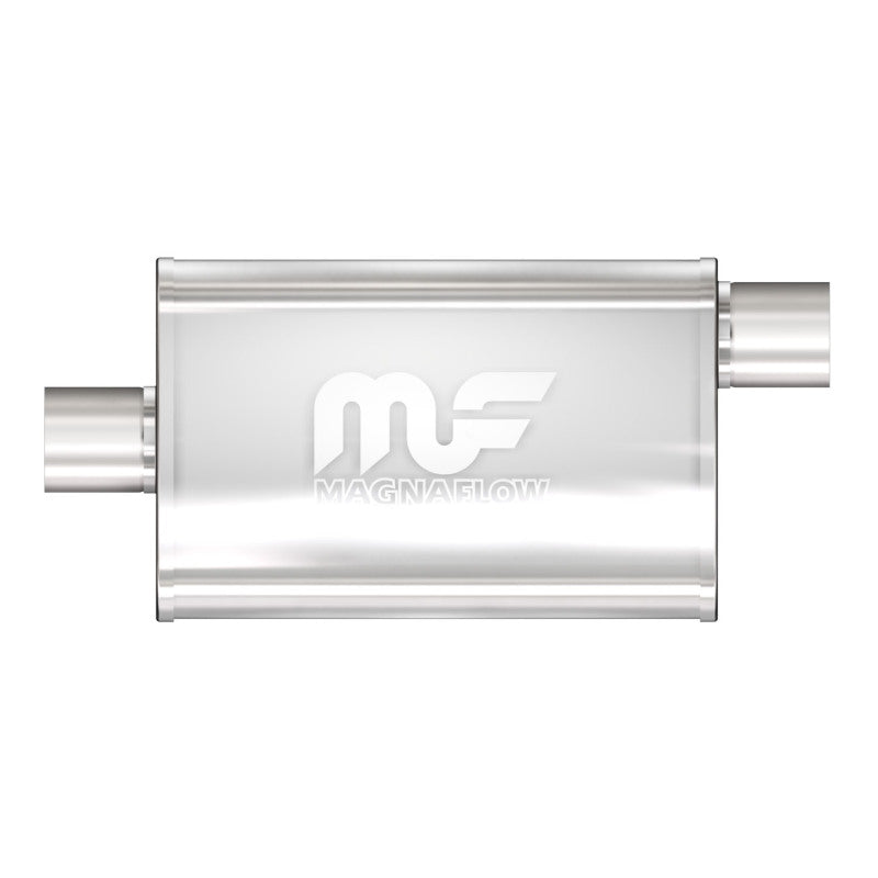 MagnaFlow 11225 Stainless Steel 4x9 Inch Oval Straight-Through Performance Muffler