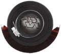 K&N Engineering 62-1513 Crankcase Vent Filter with Chrome Top and Rubber Base for Classic and Racing Engines