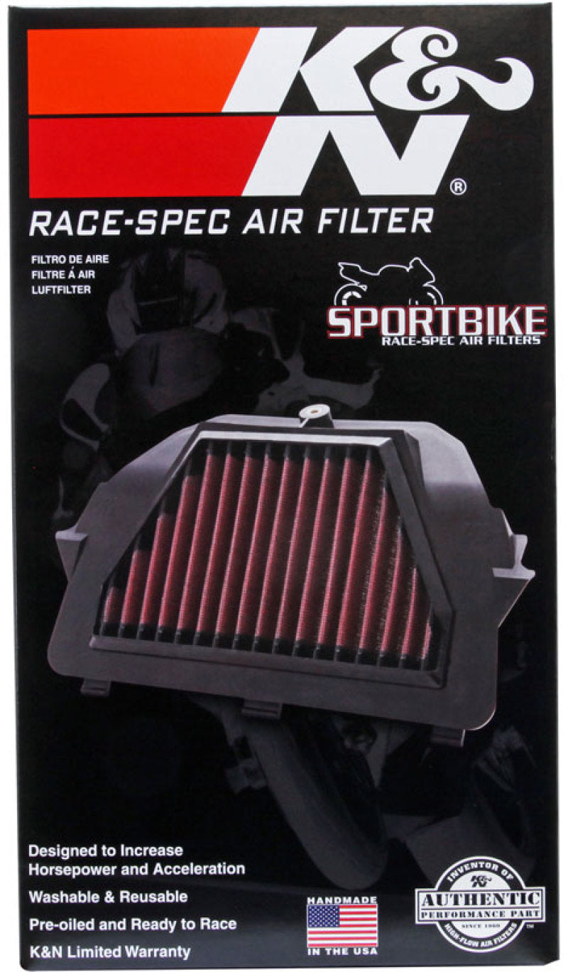 K&N Engineering Race Specific Air Filter for Kawasaki ZX600 Ninja ZX-6R 2009-2019
