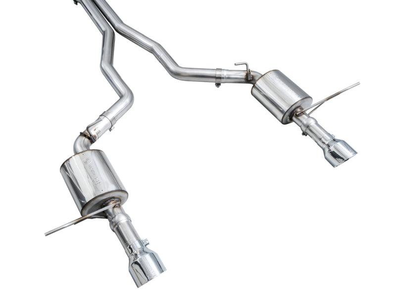 AWE Tuning Touring Edition Exhaust for Dodge Durango 2018-2024 with Chrome Silver Tips