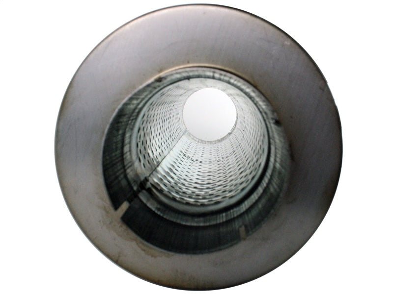 aFe MACH Force-XP Stainless Steel Performance Muffler – 4 Inch Inlet, 8 Inch Diameter, 30 Inch Length