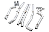 AWE Tuning Track Edition Exhaust for 2015+ Dodge Charger 6.4L/6.2L with Chrome Silver Tips