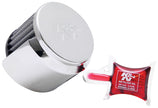 K&N Engineering 62-1516 Chrome Top Crankcase Vent Filter with Deflector Shield and 1-1/4 Inch Flange