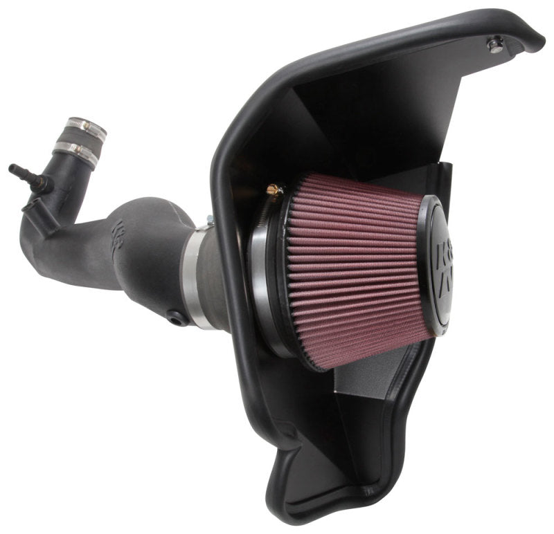 K&N Engineering 63-2606 High-Flow Cold Air Intake System for 2018-2022 Ford Mustang 2.3L EcoBoost