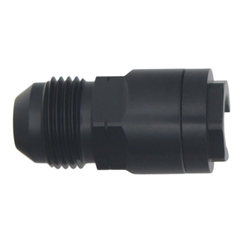 DeatschWerks 8AN Male Flare to 3/8 Inch Female EFI Quick Connect Adapter - Anodized DW Titanium