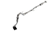 Borla F-150 2021-2022 3-Inch into Dual 2.25-Inch ATAK Cat-Back Exhaust System with Black Chrome Tips - Part #140872BC