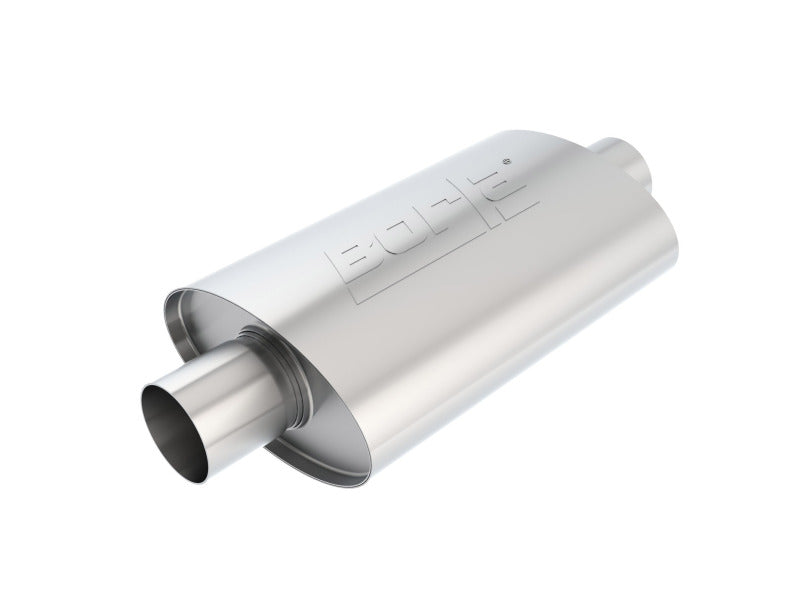 Borla XR-1 Racing Sportsman 2 1/2 inch Oval Muffler with 12-inch Body - Universal Fit