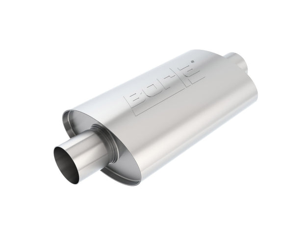 Borla XR-1 Racing Sportsman 2 1/2 inch Oval Muffler with 12-inch Body - Universal Fit