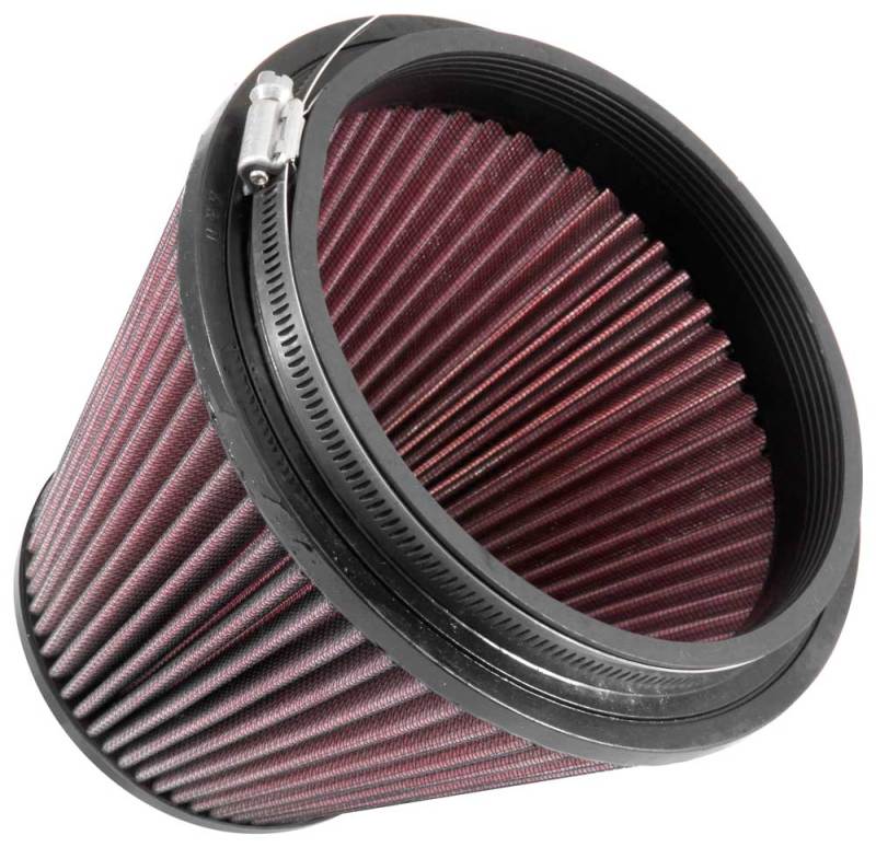 K&N Universal Clamp-On Air Filter – 6-Inch Flange, 7-1/2-Inch Base, 4-1/2-Inch Top, 6-Inch Height