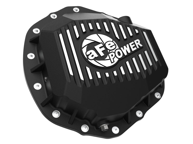 aFe Pro Series Rear Differential Cover with Machined Fins for Chevrolet Silverado 2500 HD and GMC Sierra 2500/3500 HD (Part #46-71260B)