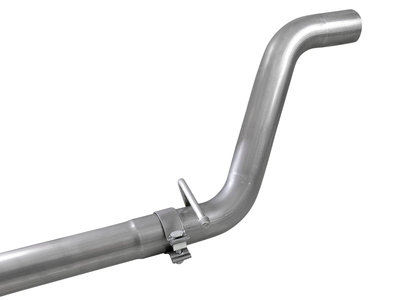 aFe MACH Force-Xp 2-1/2in Stainless Steel Mid-Pipe with Resonator Delete for Jeep Wrangler JL 18-26 3.6L