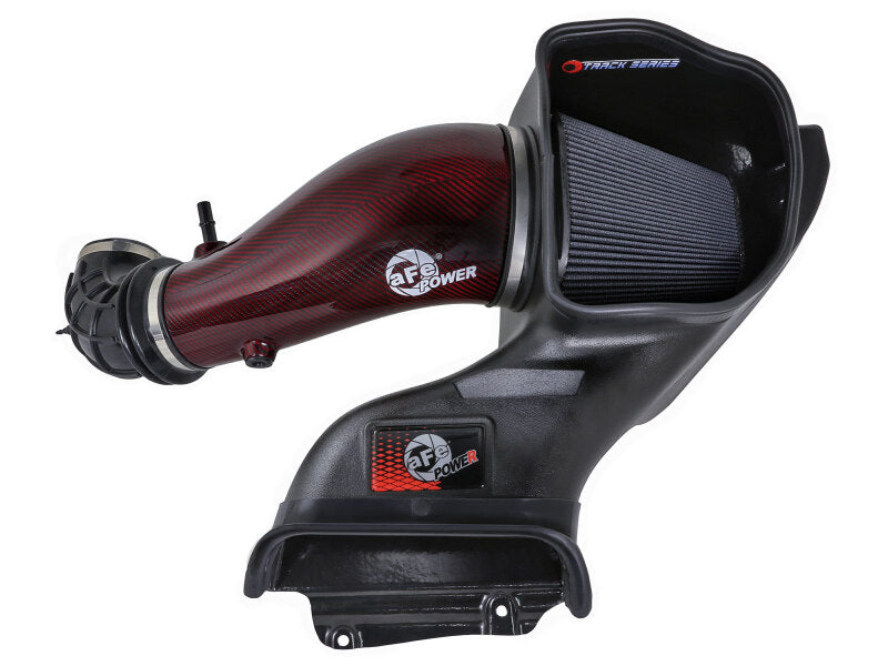 aFe Power 57-10030KR Track Series Red Kevlar and Carbon Fiber Intake System for Ford F-150 Raptor R (2023-2025)