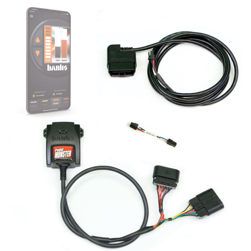 Banks Power PedalMonster Kit (Part Number 64320) for Aptiv GT 150 – Advanced Throttle Response Controller with Bi-Directional Data & Safety Features