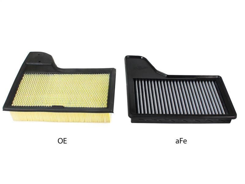aFe MagnumFLOW OEM Replacement Air Filter with Pro DRY S Media for 2015-2016 Ford Mustang