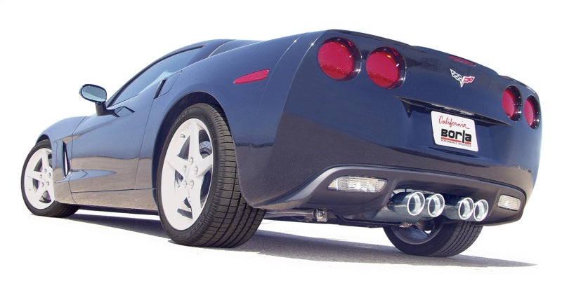 Borla ATAK Exhaust System for Chevrolet Corvette 2005-2008 & 2006-2013 Z06/ZR1 – Aggressive Sound with 4-Inch Polished T-304 Stainless Steel Tips