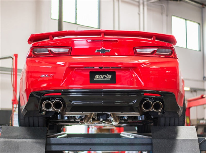 Borla ATAK Cat-Back Exhaust System for 2017-2023 Chevrolet Camaro ZL1 6.2L V8 with Dual Mode NPP Valves