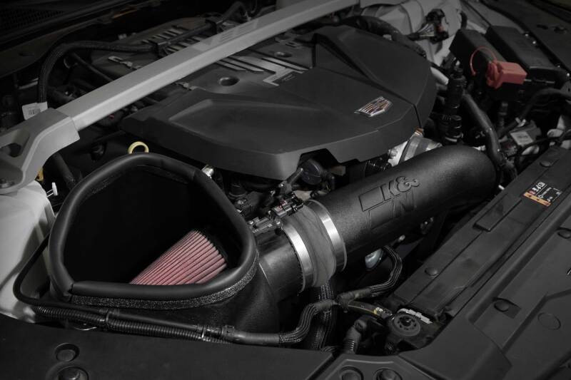 K&N Engineering 63-3121 Performance Cold Air Intake System for Cadillac CT5 6.2L V8