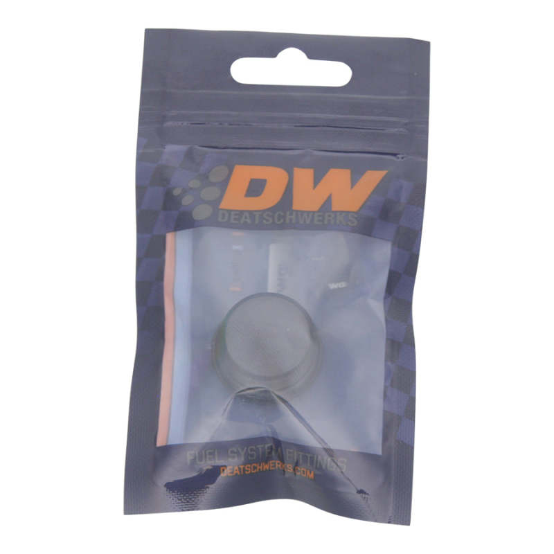 DeatschWerks 8AN ORB Male Plug with Low Profile Internal Allen Hex - Matte Black Finish