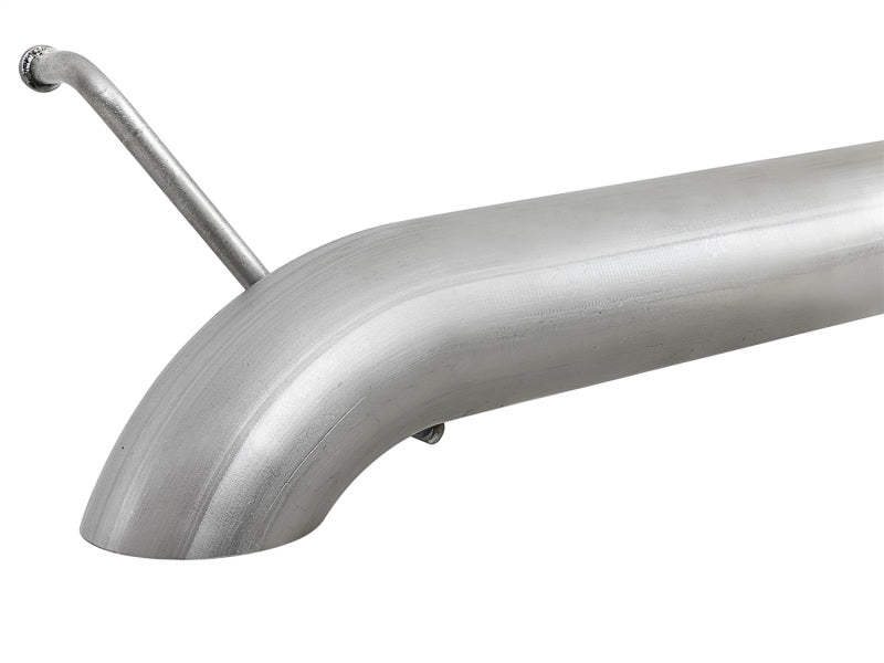 aFe Rock Duster 3in 409 Stainless Steel Cat-Back Turn-Down Exhaust for 2018+ Jeep Wrangler (JL) V6 3.6L