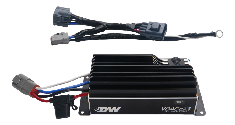 DeatschWerks VB40AX1 Voltage Booster with Plug-N-Play Harness for 2010-2024 Ford Mustang