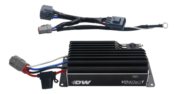 DeatschWerks VB40AX1 Voltage Booster with Plug-N-Play Harness for 2010-2024 Ford Mustang