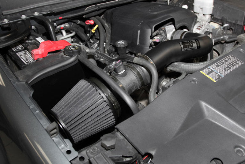 K&N Engineering Blackhawk Induction Cold Air Intake Kit for Chevy Silverado 1500 and GMC Yukon 2007-2008 with 4.8L/5.3L V8 Engines (Part #71-3058)