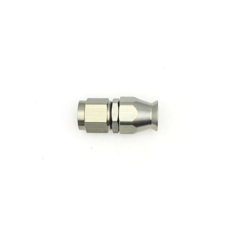 DeatschWerks 6AN Female Swivel Straight Hose End PTFE with Olive Insert - Anodized DW Titanium