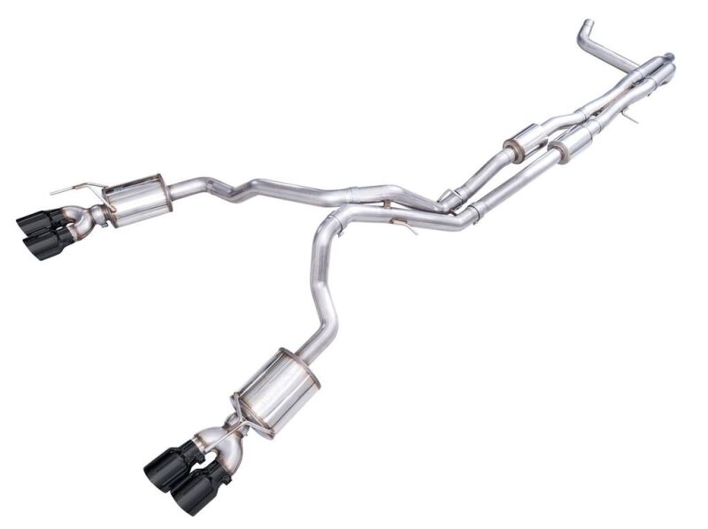 AWE Tuning 2021+ Chevy Tahoe / GM Yukon 6.2L 0FG Edition Cat Back Exhaust with Quad Diamond Black Tips