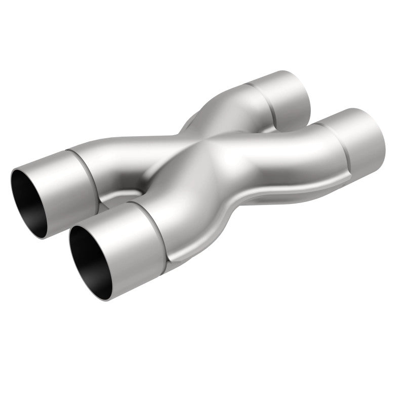 MagnaFlow Performance Exhaust X-Pipe 10792 - 3 Inch Stainless Steel Custom Exhaust Component