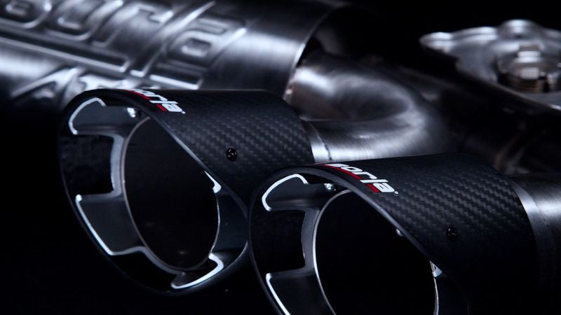 Borla ATAK 3-Inch Cat-Back Exhaust System for 2020-2025 Chevrolet Corvette C8 with Dual Round Carbon Fiber Tips