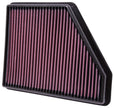 K&N Engineering 33-2434 High-Flow Reusable Air Filter for Chevrolet Camaro 3.6L/6.2L