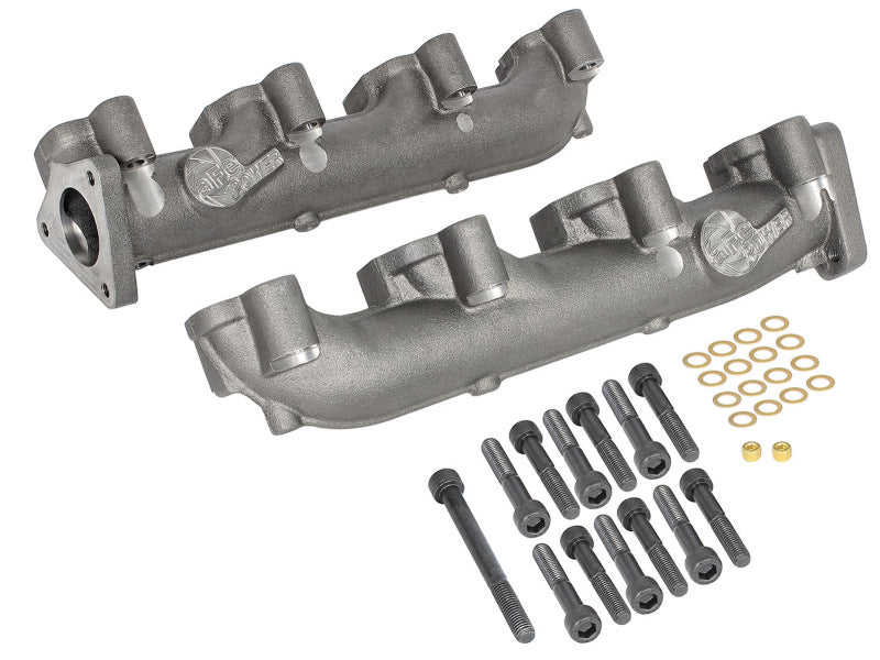 aFe Power BladeRunner Ported Ductile Iron Exhaust Manifold for GM Diesel Trucks V8-6.6L (2001-2016)