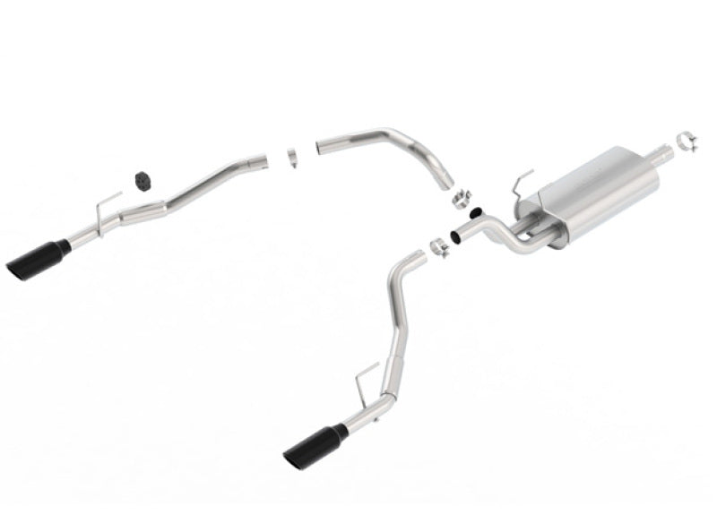 Borla 09-17 Ram 1500 5.7L V8 Black Chrome Touring Cat-Back Exhaust System Part #140552BC