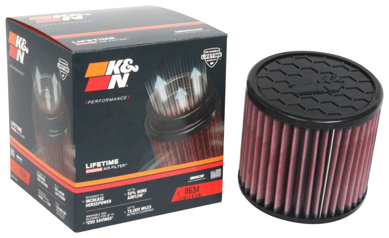 K&N Engineering High-Flow Reusable Air Filter Part E-0634 for 2021-2023 Ford Bronco 2.3L & 2.7L