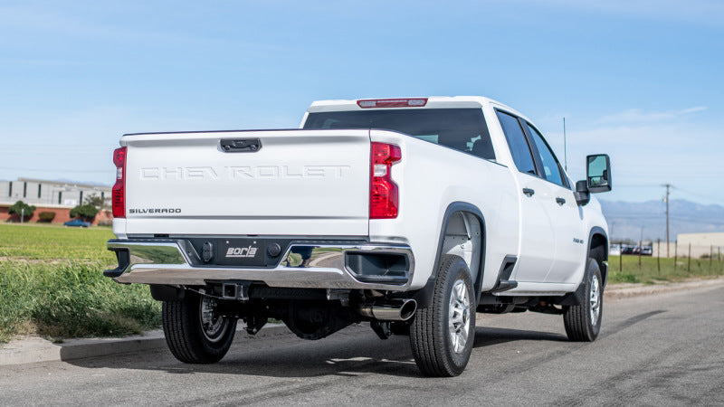 Borla 20-22 Chevrolet and GMC Silverado/Sierra 6.6L T-304 Stainless Steel S-Type Cat-Back Exhaust System