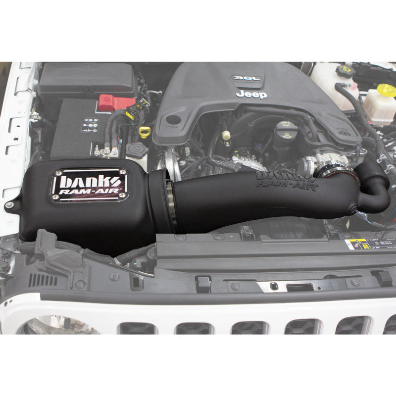 Banks Power Ram-Air Cold Air Intake System for 2018-2026 Jeep Wrangler JL 3.6L and Gladiator JT 3.6L by Banks Power Part 41843