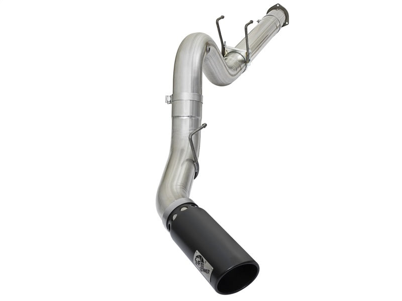 aFe ATLAS 5-Inch DPF-Back Aluminized Steel Exhaust System with Black Tip for 2017 Ford F-250/F-350 6.7L Diesel