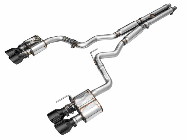 AWE Tuning SwitchPath™ Cat Back Exhaust for 2024-2026 Ford Mustang GT Fastback with Quad Diamond Black Tips