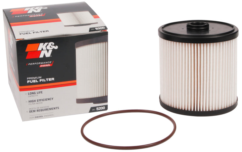 K&N Engineering PF-5200 Performance Cartridge Fuel Filter for Ram Diesel Trucks