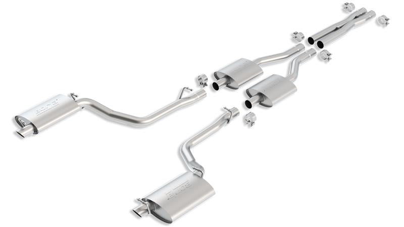 Borla S-Type Cat-Back Exhaust System for 2011-2014 Dodge Charger R/T & Chrysler 300 with 5.7L V8