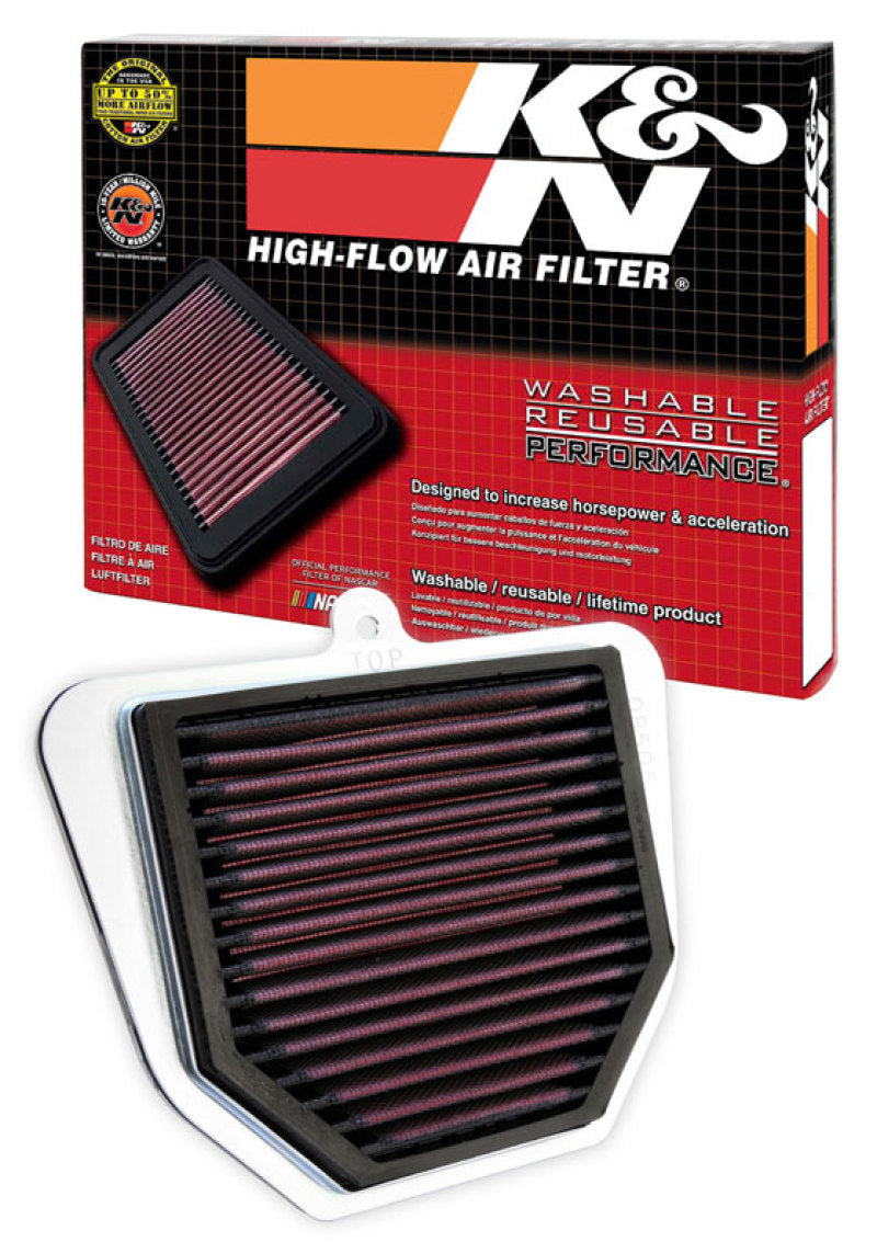 K&N Engineering YA-1006 High-Flow Replacement Air Filter for Yamaha FZ1 and FZ8 (2006-2013)